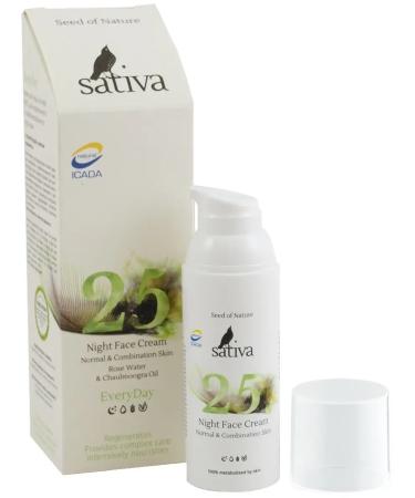 SATIVA Night face No. 25 from wrinkles anti-aging Anti-Age - Buy Online on GoSupps.com