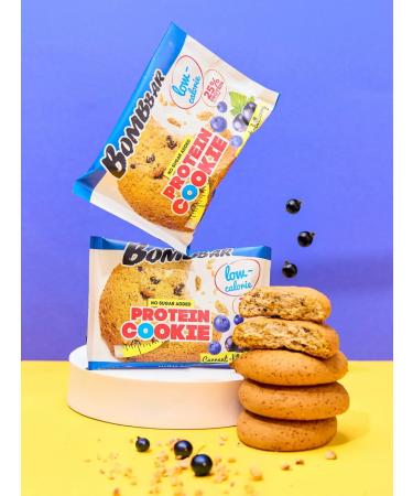 BombBar Protein cookies without sugar cementoine Bhernika 12pcs x 40g - Buy Online on GoSupps.com