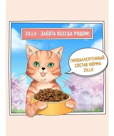 Zillii Dry food for cats sterilized hypoallergenic 400 g - Buy Online on GoSupps.com