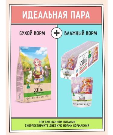 Zillii Dry food for cats with sensitive digestion 2 kg - Buy Online on GoSupps.com