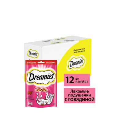 DREAMIES Drimis treat for cats with beef 12pcs of 140g