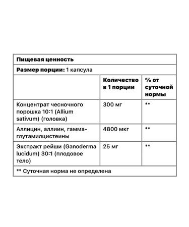 Nutricost Natural Factors Garlicrich Superlane Chesnoka + Reishi - Buy Online on GoSupps.com