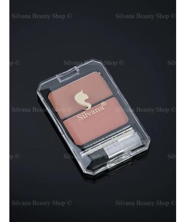 SILVANA Blue -free dry dry 2 solors blusher - Buy Online on GoSupps.com