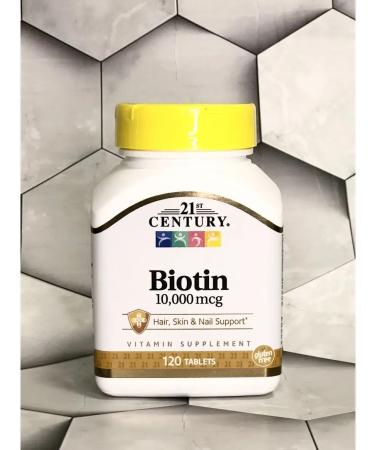 21st Century BioTIN BIOTIN 10 000 mcg - Buy Online on GoSupps.com