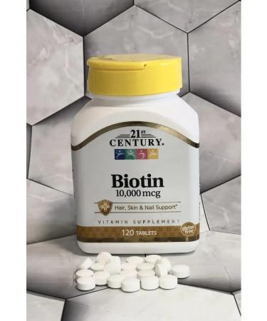 21st Century BioTIN BIOTIN 10 000 mcg - Buy Online on GoSupps.com