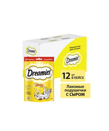 DREAMIES A treat for cats of a pillow with cheese 12pcs of 140g