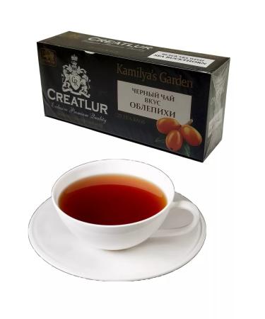 Creatlur Black tea "sea buckthorn" 25 packages - Buy Online on GoSupps.com