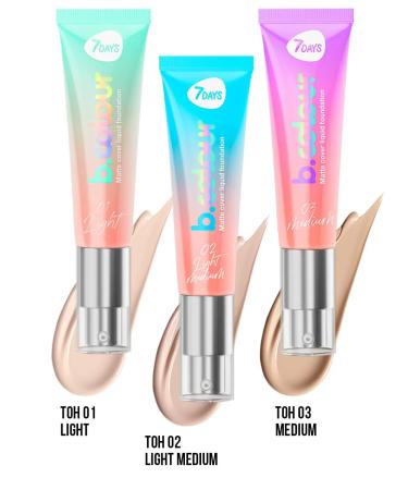 7DAYS Tonal face cream light 01 Light - Buy Online on GoSupps.com