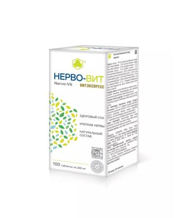 VitExpress Nervo-Vit 100 tab. - natural sedative