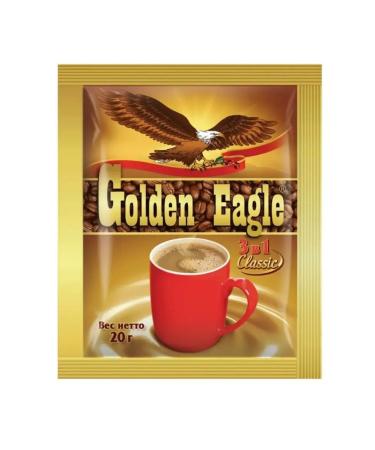Golden Eagle Coffee soluble golden needle 3 in 1 20g 2Up in 50 paces - Buy Online on GoSupps.com