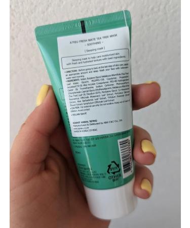 A'Pieu Night face mask with tea tree - Buy Online on GoSupps.com