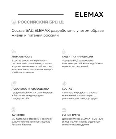 Elemax Coenzyme Q10 60 capsules - Buy Online on GoSupps.com