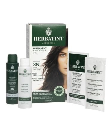 HERBATINT Gel-color 3n dark chestnut 150 ml Italy - Buy Online on GoSupps.com