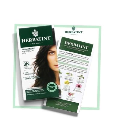 HERBATINT Gel-color 3n dark chestnut 150 ml Italy - Buy Online on GoSupps.com