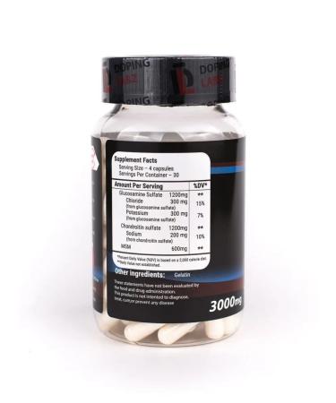 Doping Labz Glucosamine Chondroitin MSM 3000 120 pcs - Buy Online on GoSupps.com