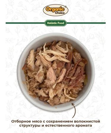 Organic Choice Holistic humid feed for puppies with turkey 340 g - Buy Online on GoSupps.com
