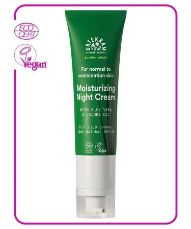 Urtekram Organic moisturizing night cream Wild lemongrass 50 ml