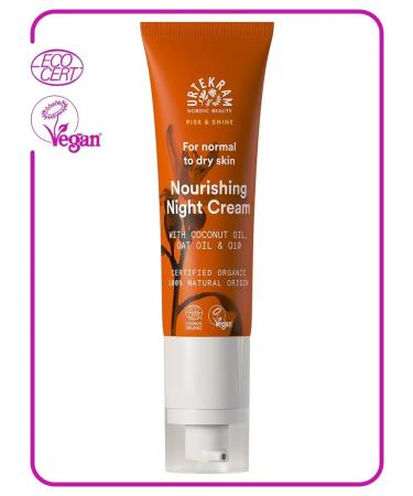 Urtekram Organic night cream spicy orange flower 50 ml