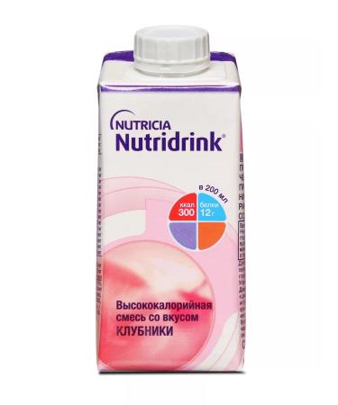 Nutridrink Nutridryink mixture for enteric power strawberries 200 ml - Buy Online on GoSupps.com