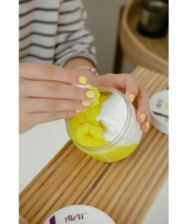AleVi Skrab-cream two-phase for the body with the aroma of mangoes 250 grams - Buy Online on GoSupps.com