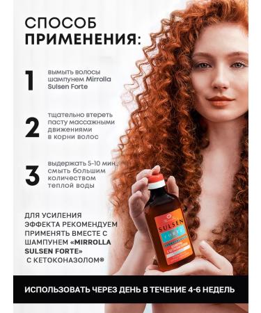 Mirrolla Sulsen Paste from dandruff with Sulsen and ketoconazole 75 ml - Buy Online on GoSupps.com