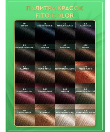 Fito cosmetics Persistent hair dye without ammonia 4.0 2 pcs - Buy Online on GoSupps.com