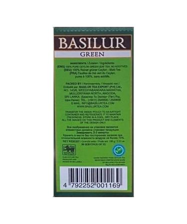 Green Basilur tea 100 grams - Buy Online on GoSupps.com