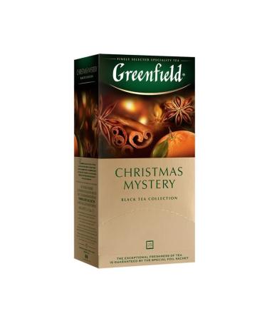 Tea Black Greenfield Christmas Mystery 25 bags - Buy Online on GoSupps.com