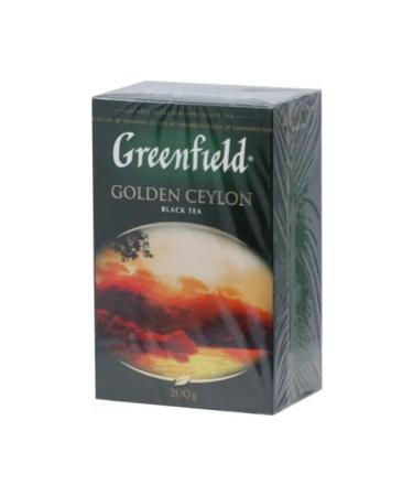 Tea Greenfield Golden Ceylon 200 grams - Buy Online on GoSupps.com