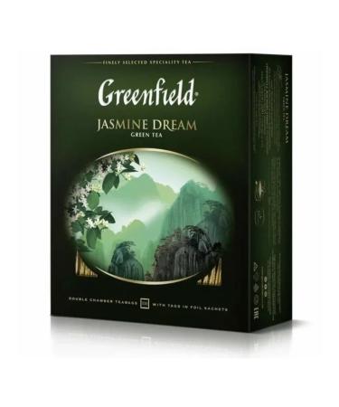 Green Greenfield Jasmine Dream 100 bags - Buy Online on GoSupps.com