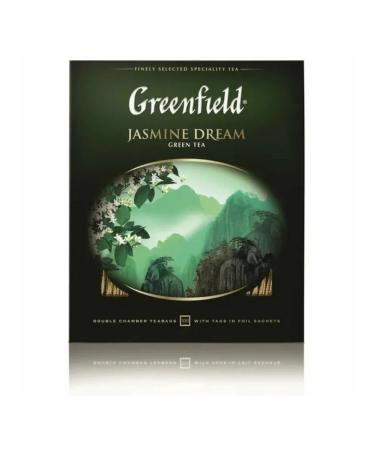 Green Greenfield Jasmine Dream 100 bags - Buy Online on GoSupps.com