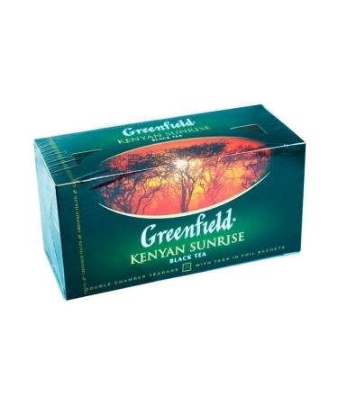 Tea Black Greenfield Kenyan Sunrise 25 bags - Buy Online on GoSupps.com