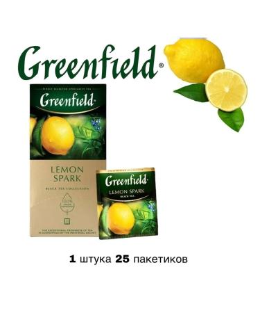 Tea Black Greenfield Lemon Spark 25 bags