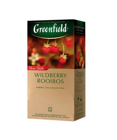 Herbal Greenfield Tea Wildberry Rooibos 25 packages - Buy Online on GoSupps.com