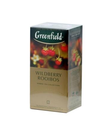 Herbal Greenfield Tea Wildberry Rooibos 25 packages - Buy Online on GoSupps.com