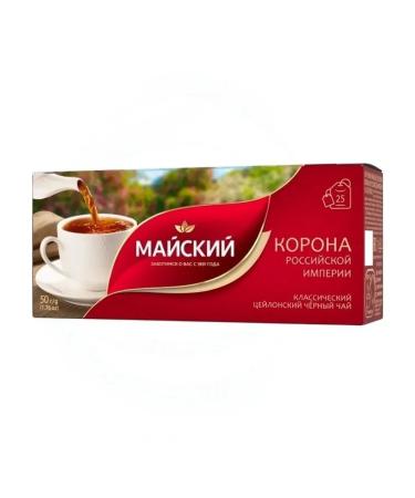 May Tea Black Crown of the Russian Empire 25 bags - Buy Online on GoSupps.com