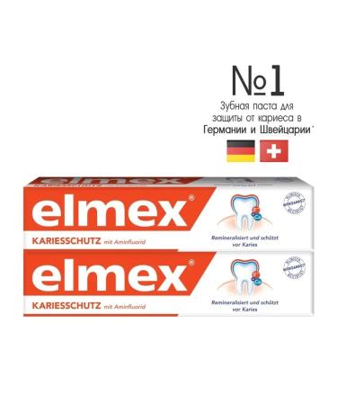 Elmex toothpaste from caries to strengthen teeth 75 ml - Buy Online on GoSupps.com