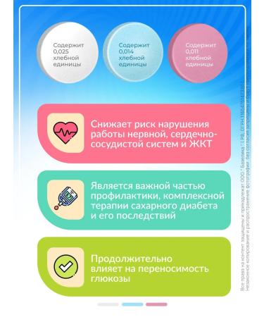 Alphabet Vitamins for patients with diabetes 60pcs - Buy Online on GoSupps.com