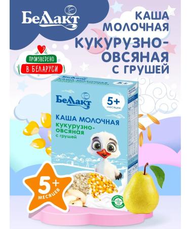 Bellakt Porridge of milk corn and pear with pear 250g