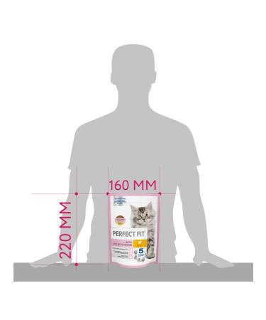 PERFECT FIT Dry food for kittens chicken 16 pcs for 190g - Buy Online on GoSupps.com