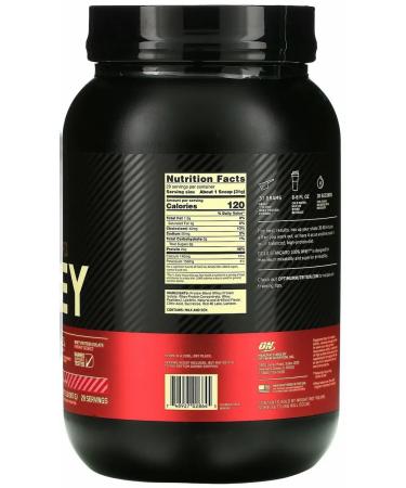 Optimum Nutrition Protein 100% Whey Gold Standard 907g French vanilla - Buy Online on GoSupps.com