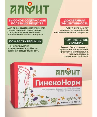 ALFIT Vitamins with Borovaya uterus Gyneconorm complex - Buy Online on GoSupps.com