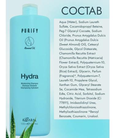 Kaaral Set Purify Hydra Shampoo_1000 + air conditioning_1000 - Buy Online on GoSupps.com