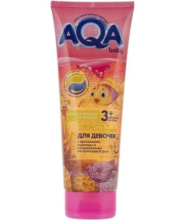 Aqa baby Shampoo and shower gel for girls with wheat proteins - Buy Online on GoSupps.com