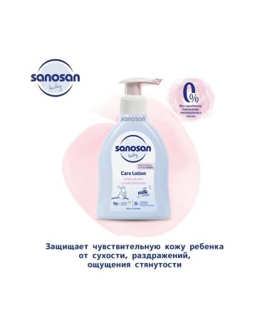 SANOSAN Milk milk moisturizer with panthenol 200 ml - Buy Online on GoSupps.com