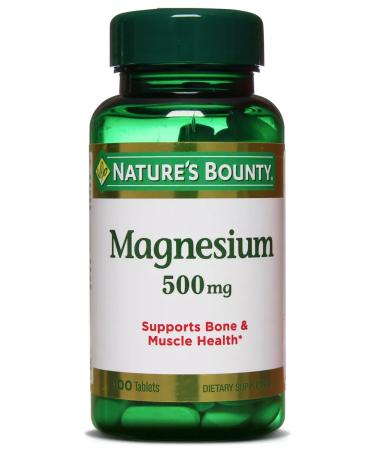 Nature's Bounty Niceche Bounty Magnesium No. 100 500mg Magnezium - Buy Online on GoSupps.com