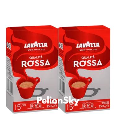 Lavazza Coffee ground lavaca Qualita Rossa 2x250gr