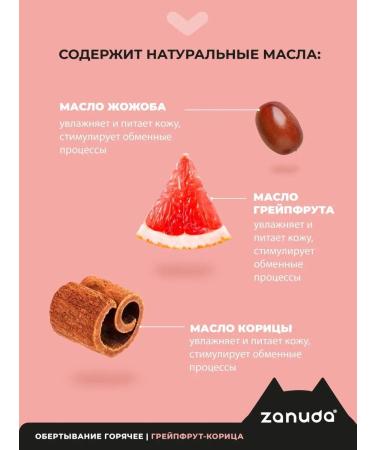 NURD Hot Grapefruit-Cinnamon body wrap for skin stimulation and elasticity - Buy Online on GoSupps.com