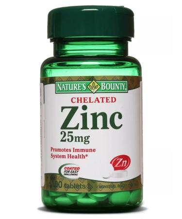 Nature's Bounty Niceche Bounty Helat Zinc 25mg No. 100 - Buy Online on GoSupps.com