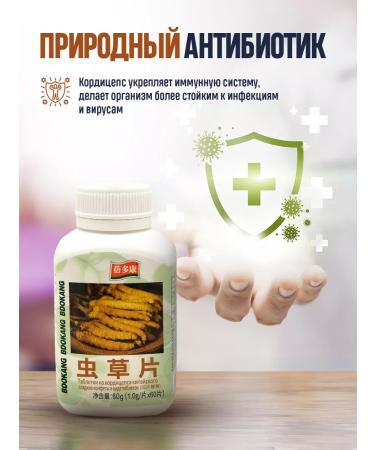 careshop Mushroom Cordyceps military in capsules for energy 60pcs - Buy Online on GoSupps.com